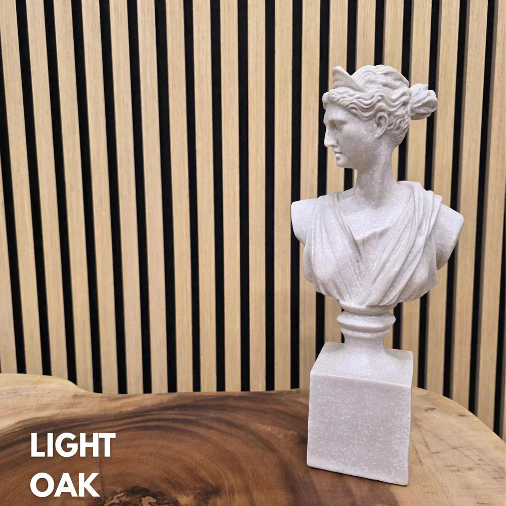 Pannello acustico da parete quadrato in legno da 60x60 cm, disponibile in vari colori